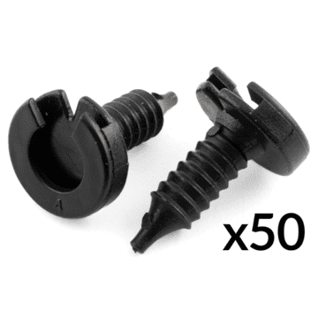 50x Clips For Land Rover Defender Interior Door Card Panel Trim MXC1800 Black