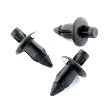 6mm Push Fit Plastic Rivet Used by Nissan- 0155305313, 6682401G00 Pack of 10