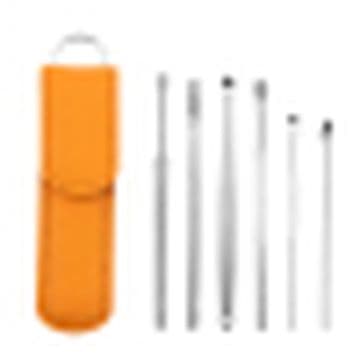6PCS Ear Cleaner Wax Removal Tool Earpick Sticks Earwax Remover Curette Ear Pick