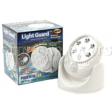 7 Led Motion Activating Sensor Security Light Outdoor Indoor Weather Resistant