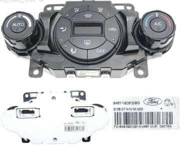 8A6T-18C612-BG Genuine Ford Fiesta MK6 A/C Heating Climate Control Switch Button