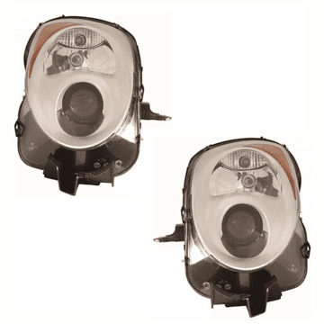 Alfa Mito 2009 Headlights Headlamps Lighting Replacement 1 Pair O/S & N/S