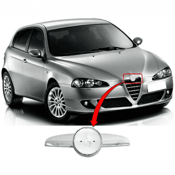 Alfa Romeo 147 2004-2011 Front Upper Grille Moulding Chrome High Quality New