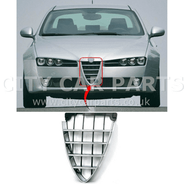 ALFA ROMEO 159 2006 TO 2011 MAIN CENTRE FRONT BUMPER GRILLE