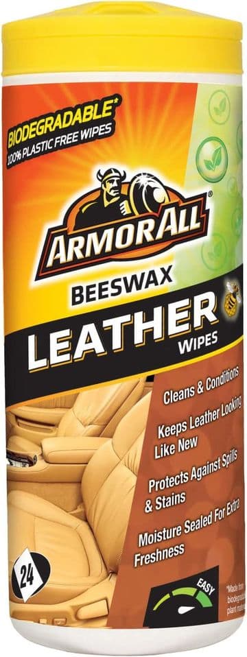Armor All GAA39024EN Leather White Wipes 24 Wipes