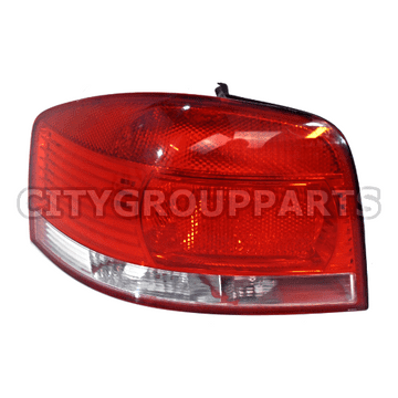 AUDI A3 8P 3 DOOR 2003 TO 2008 REAR PASSENGER SIDE TAIL LIGHT LAMP CLUSTER LENS