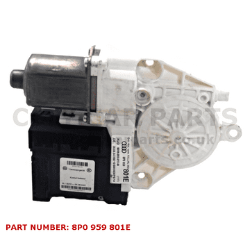 Audi A3 8P Models 2004 - 08 OSF Driver Side Front Right Window Motor 8P0959801E