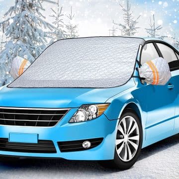 Auto-Aatend Windscreen Cover Frost, Car Windscreen Cover for Winter Magnetic Win