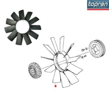 BMW 5 Series E39 2.2i 2.5i 2.8i 3.0i Viscous Radiator Coolant Fan 11521712058
