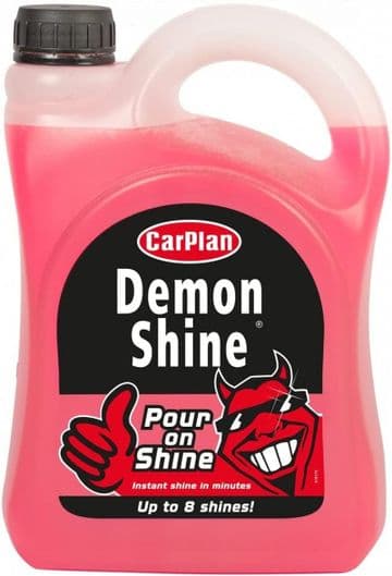 Carplan Demon Shine Pour On Instant Car Wash Cleaner Polish Wax 2 Litre