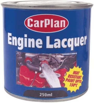 Carplan Engine Lacquer - Heat Resistant up to 150C, Silver, 250 Ml