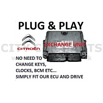 CITROEN RELAY 2.0 JTD ENGINE CONTROL UNIT MODULE ECU 0281012597 PLUG AND PLAY
