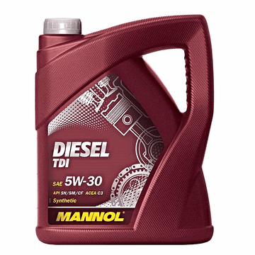 ENGINE OIL MANNOL GERMAN TDI DIESEL OIL 5W30 FULLY SYNTHETIC TDI 5W-30 API SN/CF 5 LITRE