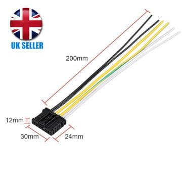 Fiat Scudo Models 2007 To 2016 Rear Tail Light Lamp Bulb Holder Wiring Harness