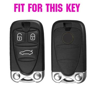 For Alfa Romeo 159 Brera 156 Q4 GT 946 Spider Keyless Fob Shell Skin Keyring Key