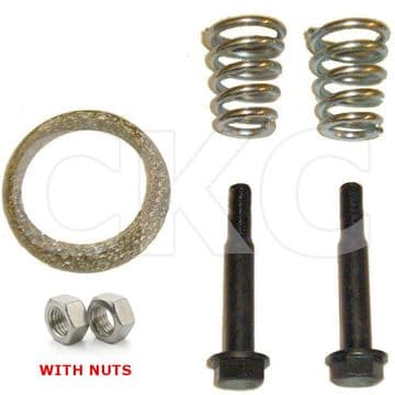 For Daihatsu Sirion 1.0 Exhaust Front Down Pipe Gasket Bolts Spring Fitting Kit