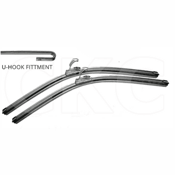 For Fiat Ducato 1994-2006 Front Windscreen 22" 22" Flat Aero Wiper Blades Set