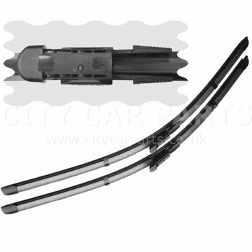 For Fiat Grande Punto Evo 2006-2018 Front Windscreen 26" 16" Flat Wiper Blades