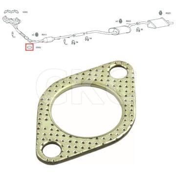 For Ford Focus MK1 Models 1.6 & 2.0 Front Down Pipe Lower Exhaust Gasket