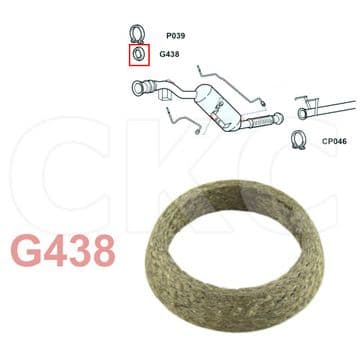 For Mercedes Sprinter MK2 2.1 MPV & Van Cab Upper Front Down Pipe Exhaust Gasket