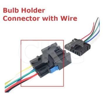 For Peugeot 2008 206 207 208 2008 Rear Bulb holder Male Connector Repair Wire