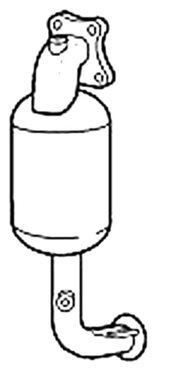 For Peugeot 208 Vti 68 1.0 Petrol Models 2012 To 2016 Close Coupled Catalyst