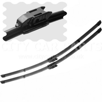 For Renault Captur 2016-2019 Front Windscreen 26" 14" Wiper Blades Set