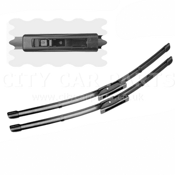For Renault Megane mk3 2009-2016 Front Windscreen 24" 16" Flat Aero Wiper Blades