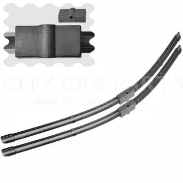 For Renault Modus/Grand Modus 2004-08 Front Windscreen 28" 26" Flat Wiper Blades