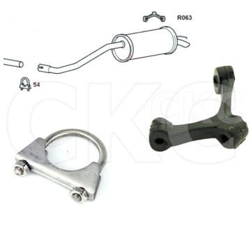 For Seat Ibiza MK4 & Fabia MK3 1.2 Rear Exhaust Back Box Silencer Fitting Kit