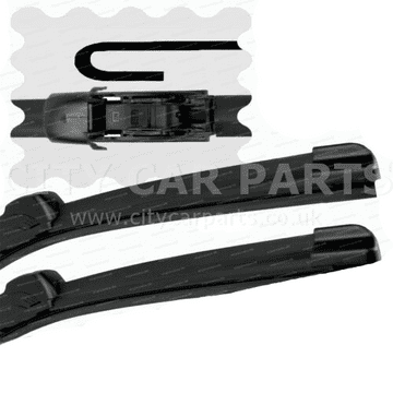 For Skoda Fabia 1999-2006 Front Windscreen 21" 19" Flat Aero Wiper Blades Set