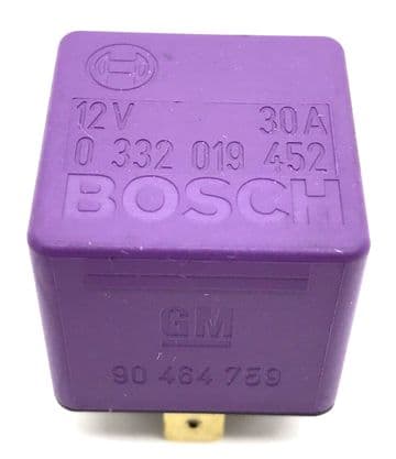 For Vauxhall Opel 00-05 Fuel Pump Purple Relay Bosch 0332019452 90464759 12V 30A