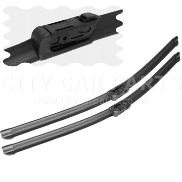 For VW Golf mk7 2012-2019 Front Windscreen 26" 18" Aero Wiper Blades Set SlimTop