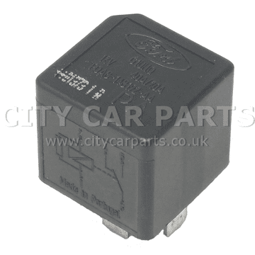 Ford 1995 To 2005 Multi -Use 5-Pin Black Relay F0AB-14B192-AA G1UHQ 12V 40A/20A