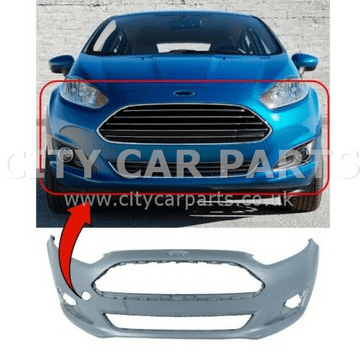 FORD FIESTA 2013 TO 2017 FRONT BUMPER PRIMED INSURANCE APPROVED HIGH QUALITY NEW