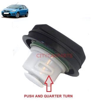Ford Focus Models 2005 To 2011 Petrol & Diesel Fuel Cap Push & Quarter Turn Type