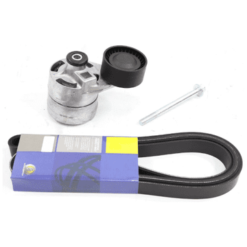 Ford Transit Fan Drive Belt And Tensioner Mk7 2.4 Duratorq 06 On Without Aircon