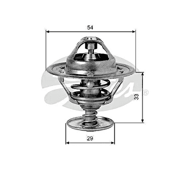 Gates Thermostat for MG ZT 260 99W 4.6 Litre October 2003 to October 2005