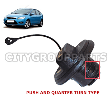 GENUINE FORD MONDEO & FOCUS & FUSION DIESEL FUEL FILLER CAP PUSH TURN LOCK TYPE
