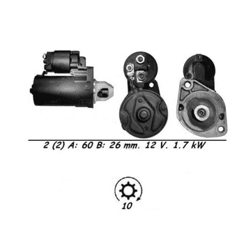 Genuine WAI Starter Motor for Mercedes Benz S600 L M137.970 5.8 (10/99-12/02)