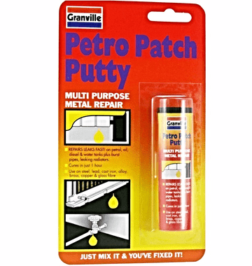 Granville Petro Patch Putty Water Fuel Tanks Metal Repair Gearbox Crank Case 50 grams