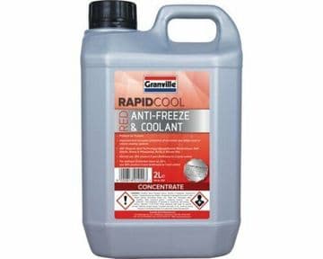 Granville Rapid Cool Red Anti Freeze & Summer Coolant Pink Antifreeze 2 Litre