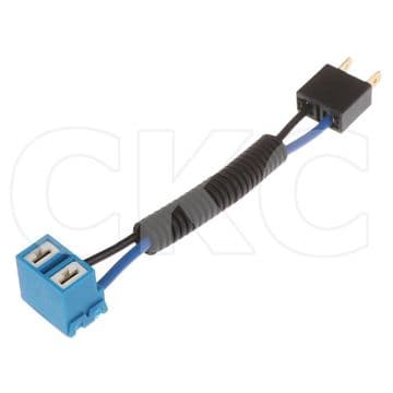 H7 Headlight Ceramic Bulb Holder Extension Car Wire Halogen Adapter Sockect