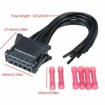 Heater Blower Resistor Wiring Loom Harness Connector Renault Megane 2 Scenic L50