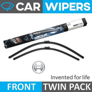 HONDA ACCORD MK 7 FRONT WINDSCREEN 16" 26" FLAT AERO WIPER BLADES TWIN SET