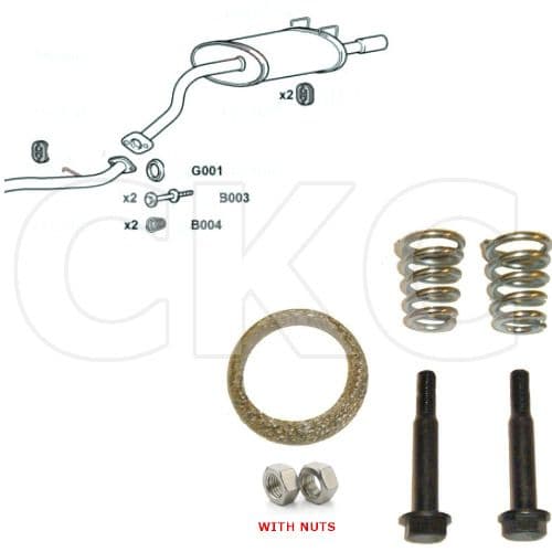 Honda CrV Mk2 2 0 Models 2001 To 07 Rear Back Box Silencer Exhaust