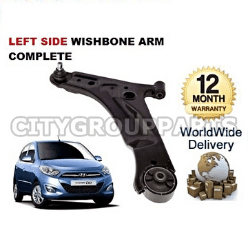 HYUNDAI i10 2008 TO 2014 LEFT SIDE LOWER SUSPENSION WISHBONE ARM WITH BALL JOINT