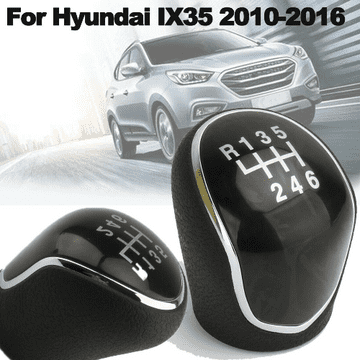 Hyundai Ix35 6 Speed Leather Car Manual Gear Shift Knob Head Ball