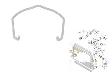 Intercooler Turbo Hose Pipe Retaining Clip - Fits VW Golf, Passat, Transporter