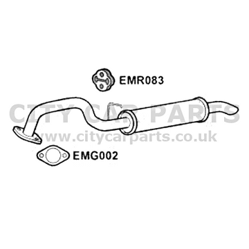 KIA SORENTO DIESEL 2.5 ATV/SUV MODELS 12/2003 TO 10/2006 EXHAUST REAR BOX EXKA6008